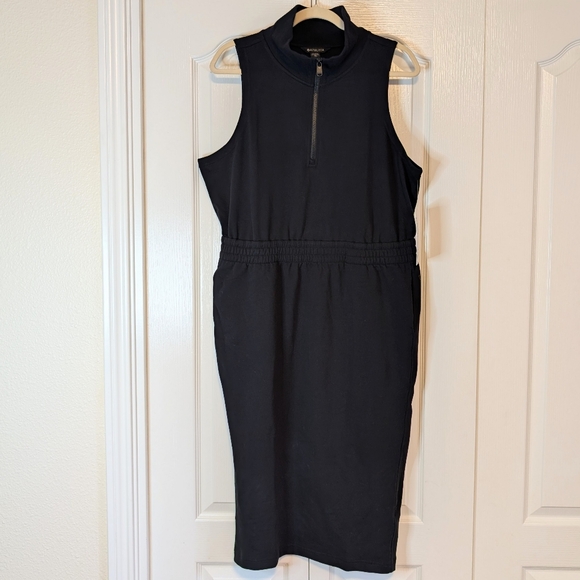 Athleta Black Sleeveless Sheath Dress NWT - Picture 7 of 12